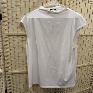 J. Crew White Sleeveless Top